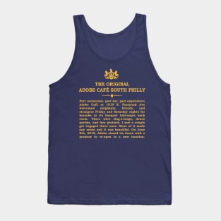 Real Historical Philadelphia - Rest in Power, Adobe Tank Top